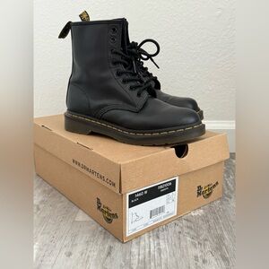 Dr. Martens Black Leather Boots